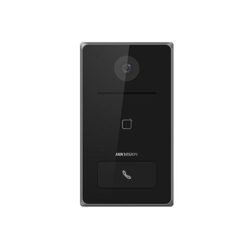 Videointerfon exterior IP aparent Hikvision DS-KV6133-WME1, 2 MP, WiFi, microfon si difuzor Videointerfon exterior IP aparent Hikvision DS-KV6133-WME1, 2 MP, WiFi, microfon si difuzor