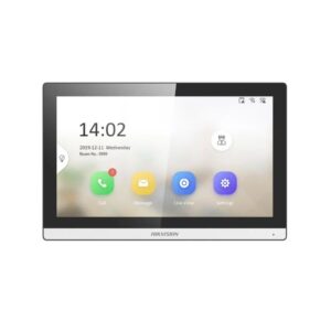 Videointerfon de interior IP Hikvision DS-KH6350-WTE1, 7-inch, aparent Videointerfon de interior IP Hikvision DS-KH6350-WTE1, 7-inch, aparent