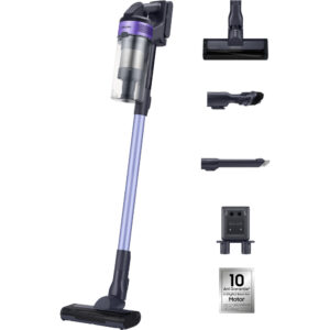 Aspirator vertical Samsung Jet 60 Turbo VS15A6031R4/GE, 0.8 L, 21.6 V, 150 W, Acumulator Li-Ion, Filtru lavabil, Tehnologie MultiCyclone, Autonomie 40 min, 6 kWh/an, Violet Aspirator vertical Samsung Jet 60 Turbo VS15A6031R4/GE, 0.8 L, 21.6 V, 150 W, Acumulator Li-Ion, Filtru lavabil, Tehnologie MultiCyclone, Autonomie 40 min, 6 kWh/an, Violet