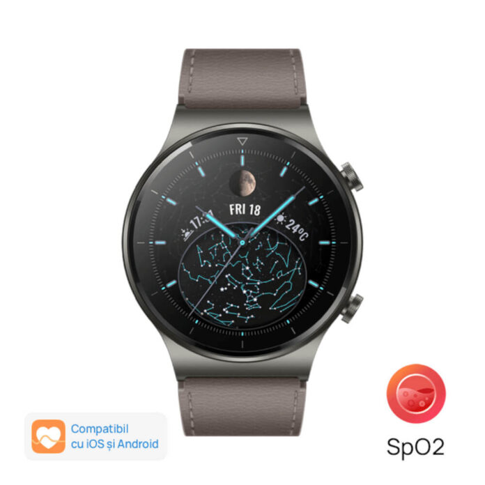 Smartwatch Huawei GT2 Pro, Nebula Gray Smartwatch Huawei GT2 Pro, Nebula Gray