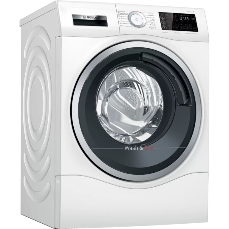 Masina de spalat rufe cu uscator Bosch WDU8H541EU, 1400 RPM, 10 kg spalare, 6 kg uscare, Clasa E, (clasificare energetica veche Clasa  B)