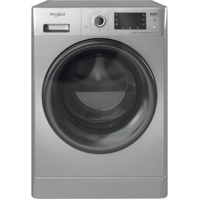 Masina de spalat rufe cu uscator Whirlpool FWDD 1171582 SBV EU N, 1600 RPM, 11 kg spalare, 7 kg uscare, Clasa E, (clasificare energetica veche Clasa  A)