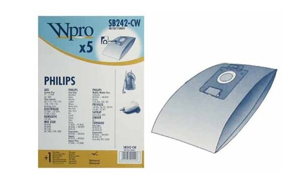 Set saci s-bag aspirator Wpro 38001