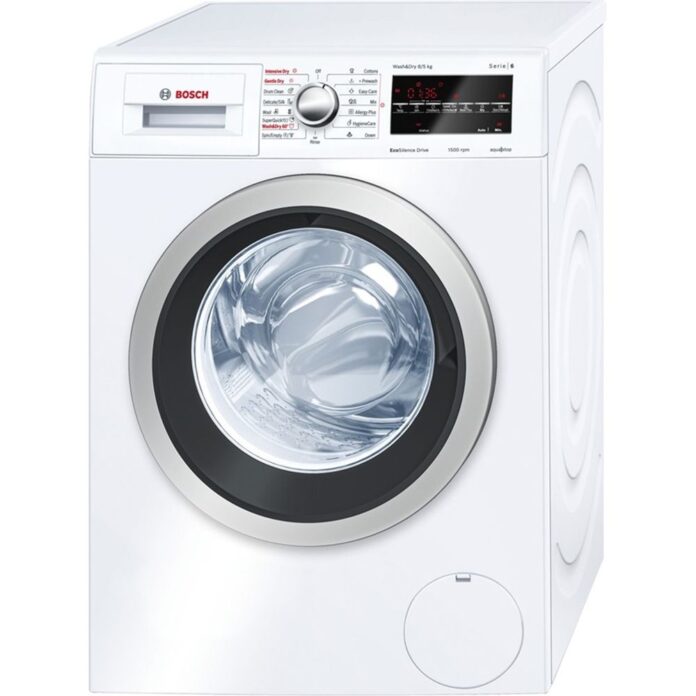Masina de spalat rufe cu uscator Bosch Avantixx WVG30441EU, 8 kg spalare/5 kg uscare, 1500 rpm, Clasa A, Alb
