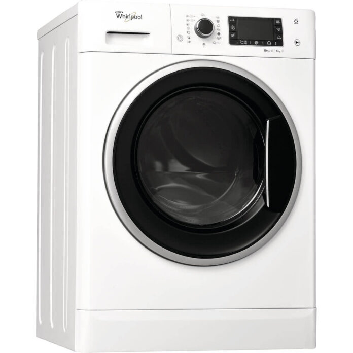 Masina de spalat rufe cu uscator Whirlpool WWDP 10716 6th Sense, 1600 rpm, 10 kg spalare 7 uscare, Clasa A Masina de spalat rufe cu uscator Whirlpool WWDP 10716 6th Sense, 1600 rpm, 10 kg spalare 7 uscare, Clasa A