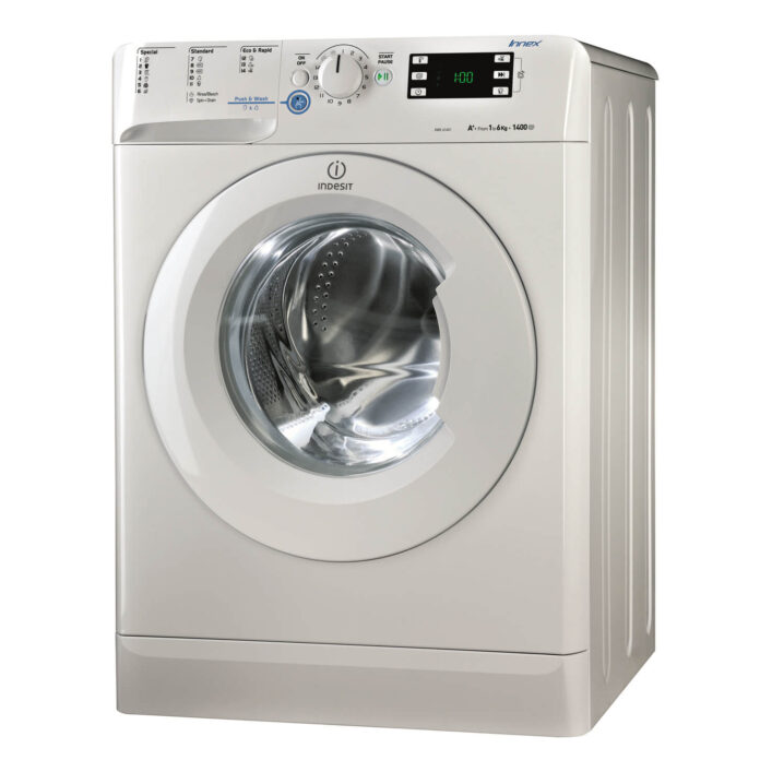 Masina de spalat rufe Indesit Innex XWE61451W, 6 kg, 1400 RPM, Clasa A+, Alb